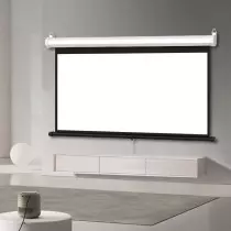 Ecran de projection manuel R SCAR RS-MH9696M format 1:1 carré 96x96 Pouces / 2.44m x 2.44m