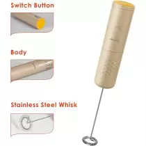 Mousseur à café, lait portatif DECAKILA KMCF017W