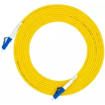 Câble à fibre optique monomode LC-LC Simplex 9-125 OS1 LSZH 1 cœur 3mm avec connecteurs courts LC/UPC