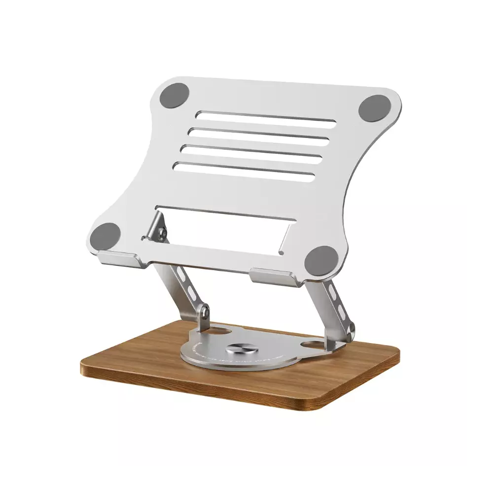 Support pliable de refroidissement réglable pour ordinateur portable rotatif à 360°