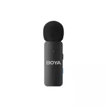 Système de micro cravate sans fil ultracompact BOYA BY-V4U pour 4 personnes avec connecteur USB-C pour appareils mobiles