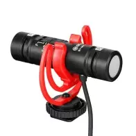 Microphone condensateur à double capsule BOYA BY-MM1 Pro directivité cardioïde Jack 3.5 mm TRS/TRRS