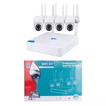 Kit 8 camera HDVISION exterieure nvr 5MP wifi sans fil + ecran