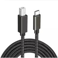 Câble imprimante USB 2.0 mâle à B mâle C