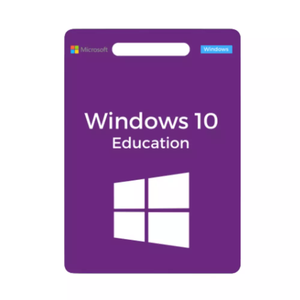 Clé d'activation en ligne licence à vie Windows 10 Éducation