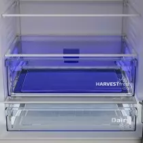 Réfrigérateur congélateur Beko RCNE730E40 Combine 3 Tiroirs No Frost Avec Fontaine A+ Silver