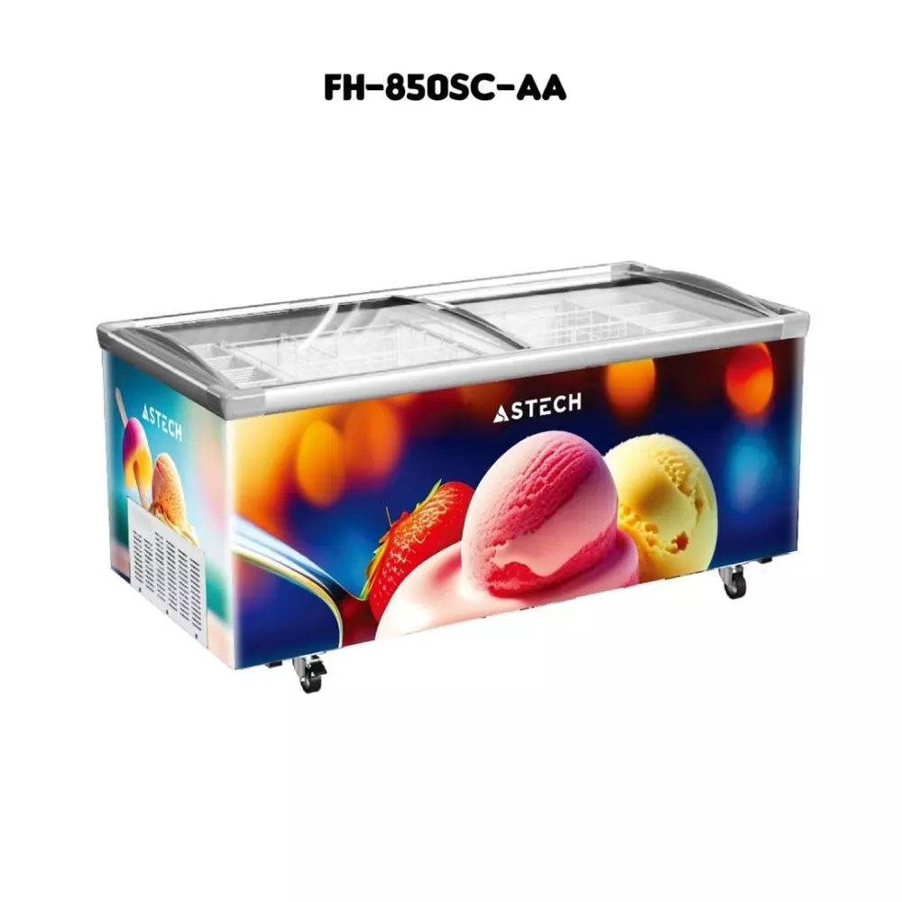 Congélateur vitrine horizontal ASTECH FH850SCAA nofrost 761 litres