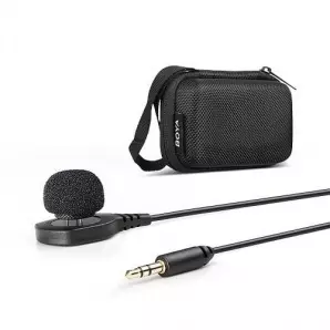 Microphone cravate portable BOYA BY-HLM1 pour dslr caméra caméscope