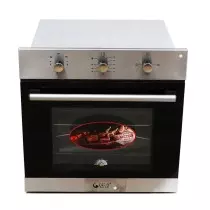 Four encastrable a gaz LCS NGB2L 60X60 gris