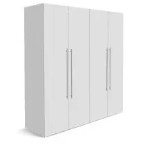 Armoire 4 battants ARB004 170X45X175 cm blanc