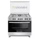 Cuisinière 5 feux UNIONAIRE 90x60cm full option inox