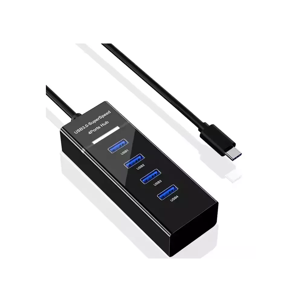 Hub Type-C USB 3.0 4 ports Haute vitesse