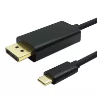 Câble HDMI adaptateur 3.1 Type C vers DP Displayport avec gaine en PVC 4K60Hz