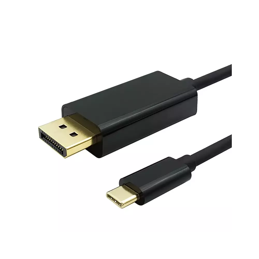 Câble HDMI adaptateur 3.1 Type C vers DP Displayport avec gaine en PVC 4K60Hz