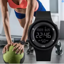 Montre électronique de sport étanche pour homme