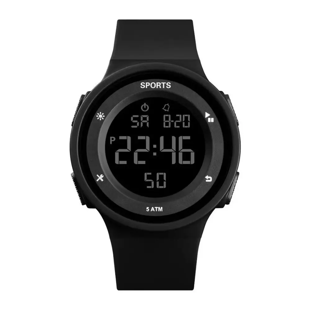 Montre électronique de sport étanche pour homme