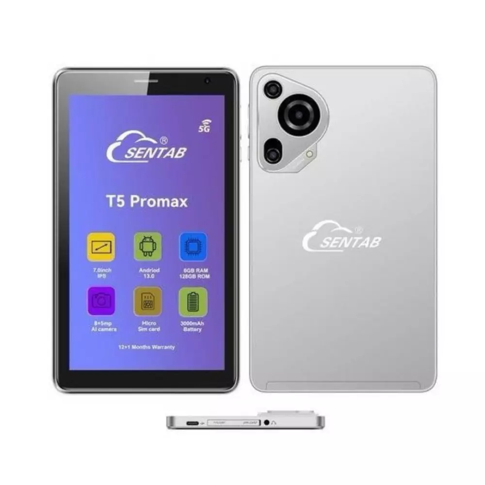 Tablette SENTAB Promax T5 mémoire 128go ram 6go écran 7 pouces