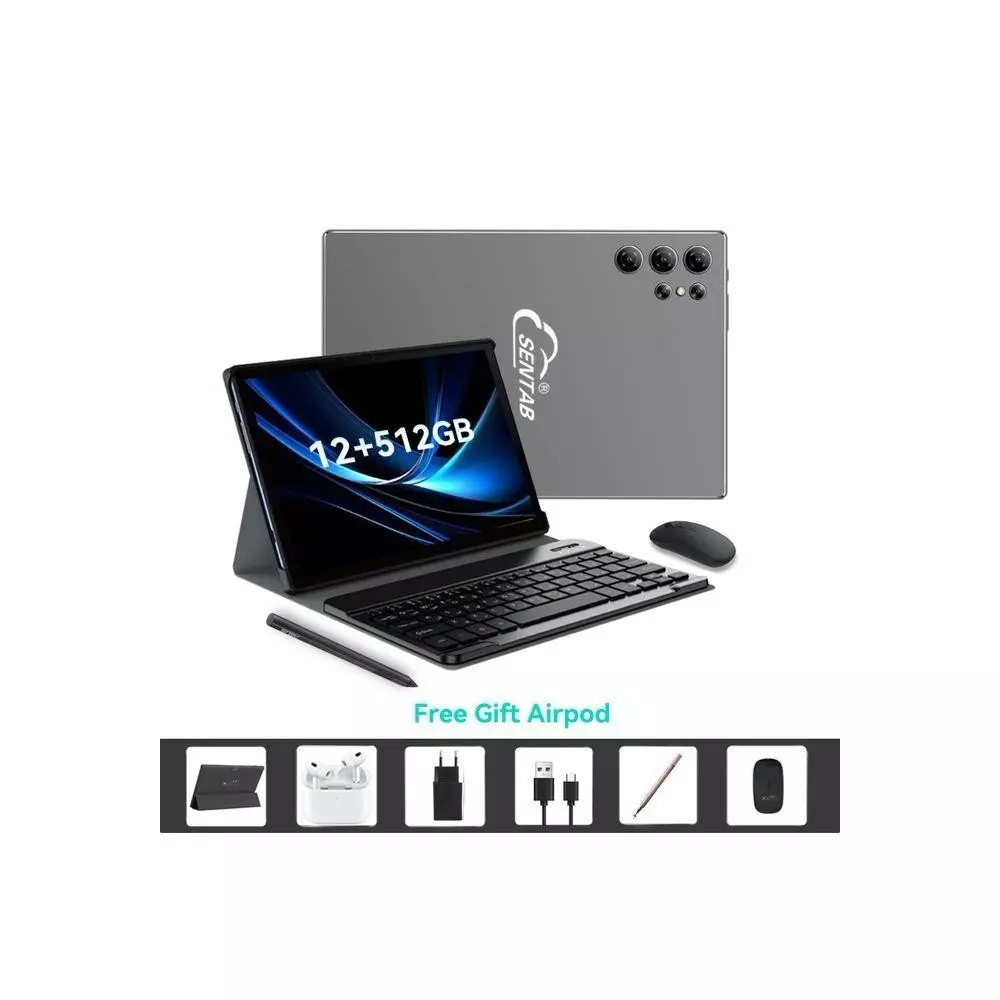Tablette SENTAB K10 mémoire 512GB ram 12GO écran 10 pouces