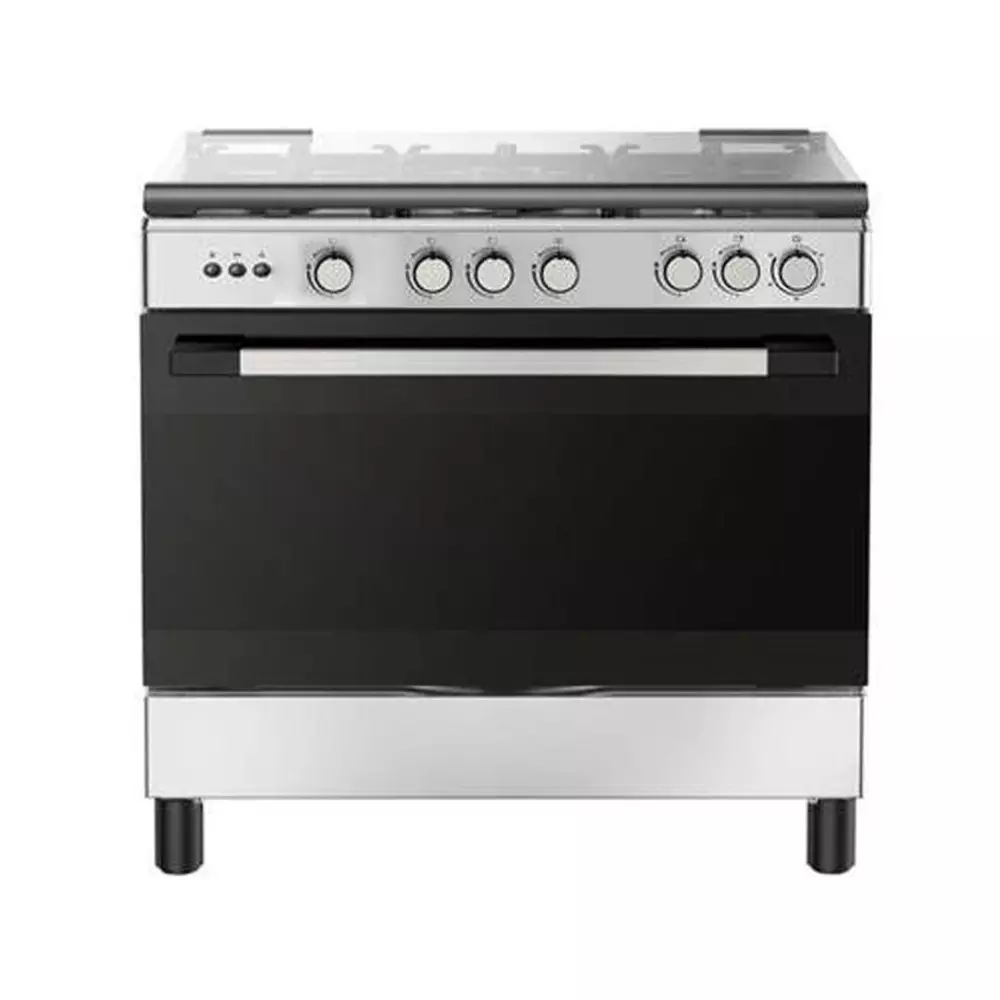 Cuisinière MIDEA 5G030 5 feux 90x60cm en inox
