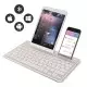 Clavier silencieux Bluetooth avec clavier à ciseaux sans fil Bluetooth pour téléphone et tablette utilisation au bureau