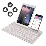 Clavier silencieux Bluetooth avec clavier à ciseaux sans fil Bluetooth pour téléphone et tablette utilisation au bureau
