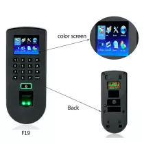 Terminal de Contrôle d'Accès Biométrique ZKTeco F19 | Empreinte Digitale et RFID