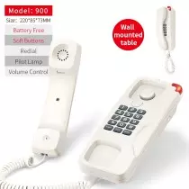 Téléphone Fixe Filaire | Sonnerie Forte | TS-513 Maison/Bureau
