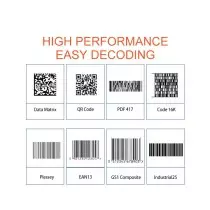 Scanner de Code à Barres sans fil USB pour ordinateur PC smartphone et iphone