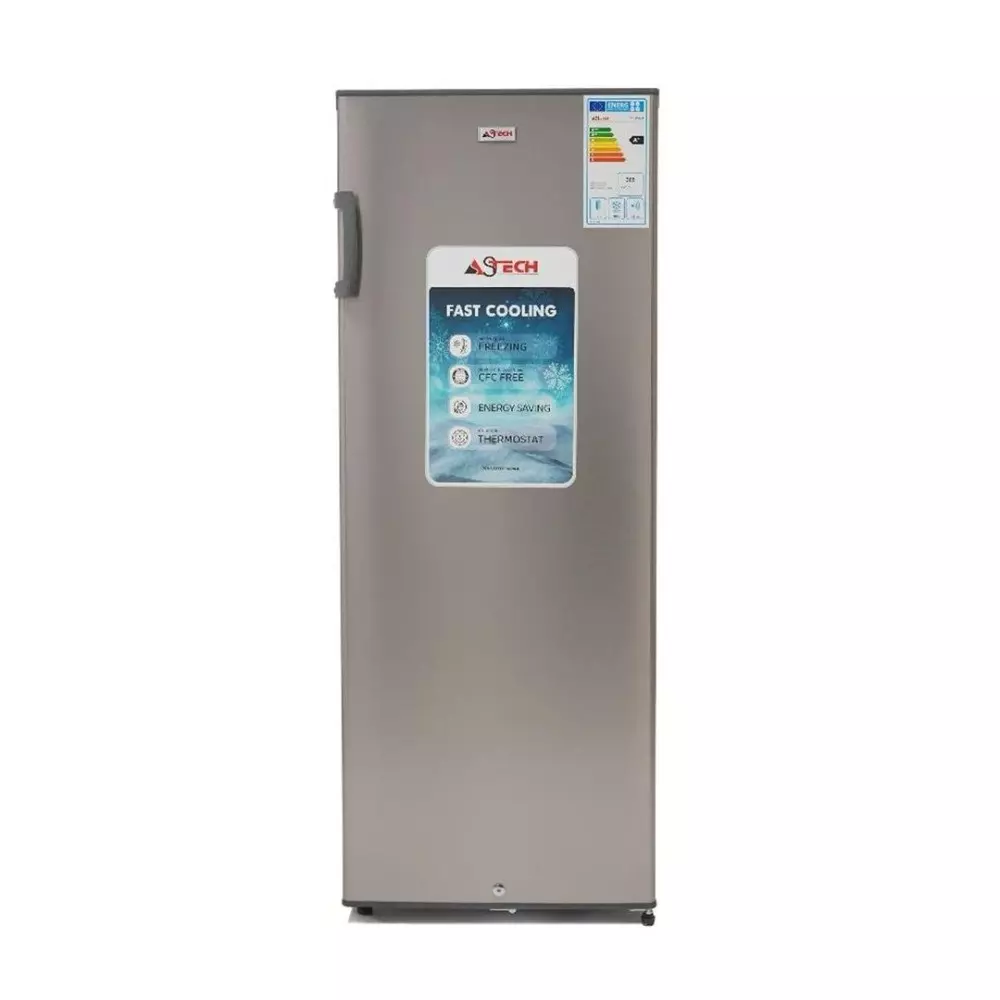 Congélateur vertical 8 tiroirs ASTECH PA240CD plaque aluminium  240 litres gris