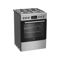Cuisinière a gaz 4 feux BEKO FBE62320XDL 60x60cm inox