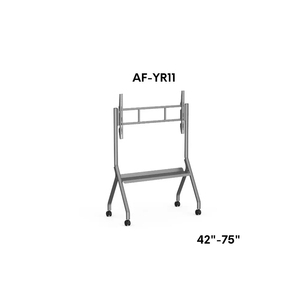 Support de sol mobile pour écran plat AIRFLUX AF-YR11 (42" à 75")