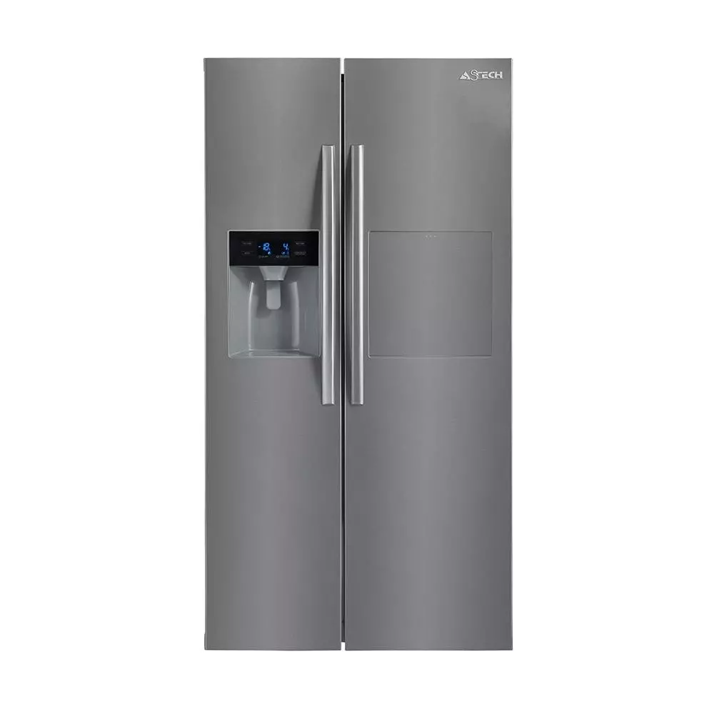 Réfrigérateur Side by Side ASTECH FSS6600DDDA 660 litres avec Distributeur d'eau et de glaçons intégrés