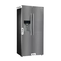 Réfrigérateur Side by Side ASTECH FSS6600DDDA 660 litres avec Distributeur d'eau et de glaçons intégrés
