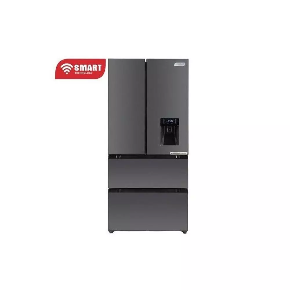 Réfrigérateur américain SMART TECHNOLOGY STCB709WS 600L, no frost et distributeur d'eau