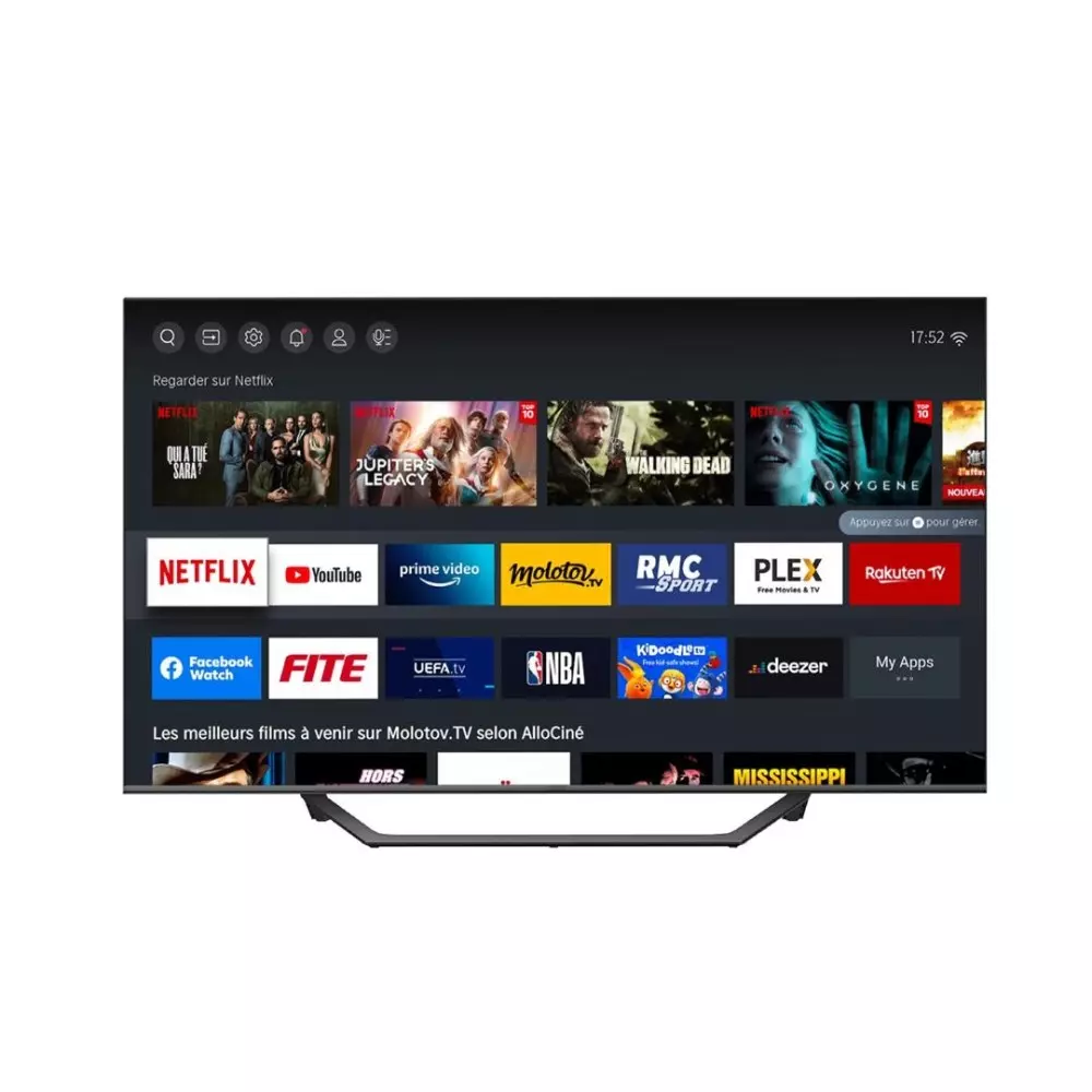Téléviseur QLED 4K 65″ – Haier H65S80EUX avec Google TV et HDMI 2.1