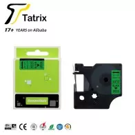 Cartouche de ruban d'étiquettes Compatible Tatrix 12mm noir transparent 45916 40917 40918 40919  pour imprimante DYMO 160 280