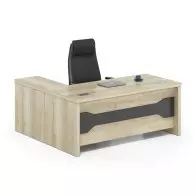 Bureau de direction avec retour fixe OZ251716 1600 x 1600 mm