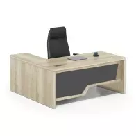 Bureau de direction moderne OZ251418 1800 x 800 mm avec retour latéral