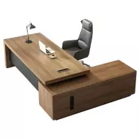 Bureau de Direction Professionnel avec Caisson Intégré