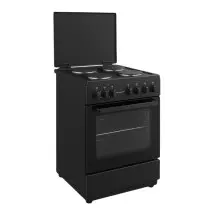 Cuisinière à Gaz ENDURO AFS6004GGBIT | 4 Feux, Noir, 60x60cm