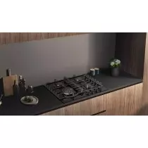 Haier Gaz 4 Feux Noir - Plaque Encastrable Verre