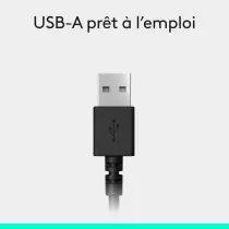 Casque USB Logitech H390  Microphone Anti-Bruit  Commandes Intégrées  Confort Durable