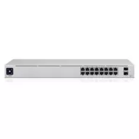 Switch UniFi USW-16-POE | 16 Ports Gigabit 1000 Mbps | 8 PoE+ | Fibre SFP