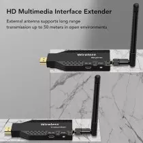 Extension HDMI Sans Fil 150M | 4K 30Hz Zéro Latence | Transmetteur & Récepteur TX/RX