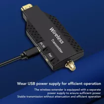 Extension HDMI Sans Fil 150M | 4K 30Hz Zéro Latence | Transmetteur & Récepteur TX/RX