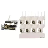 Système Vidéosurveillance 5G WiFi PTZ | HD, IP66 | NVR Sans Fil Pro