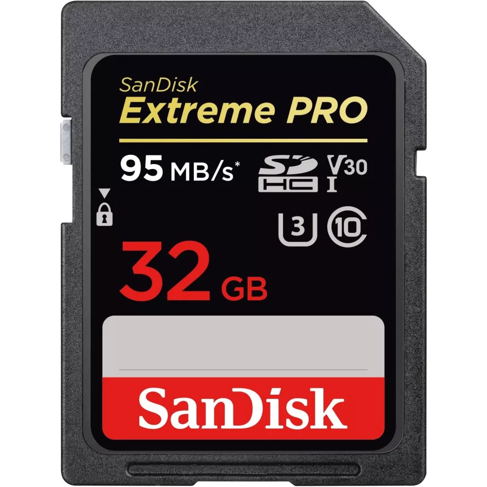 SanDisk Extreme PRO SDXC | Vitesse 95 a 170 Mo/s | 4K UHD V30 U3 | Carte Pro Appareil Photo