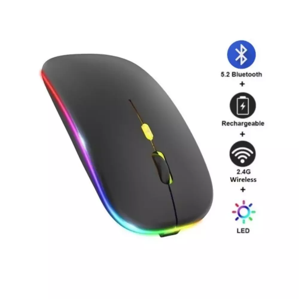 Souris Sans Fil HP W10 | 2.4 GHz | Ambidextre | Nano Récepteur USB