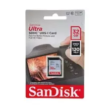 SanDisk Ultra 32 Go SDHC | 120 Mo/s U1 | Carte Mémoire pour Appareil Photo Full HD
