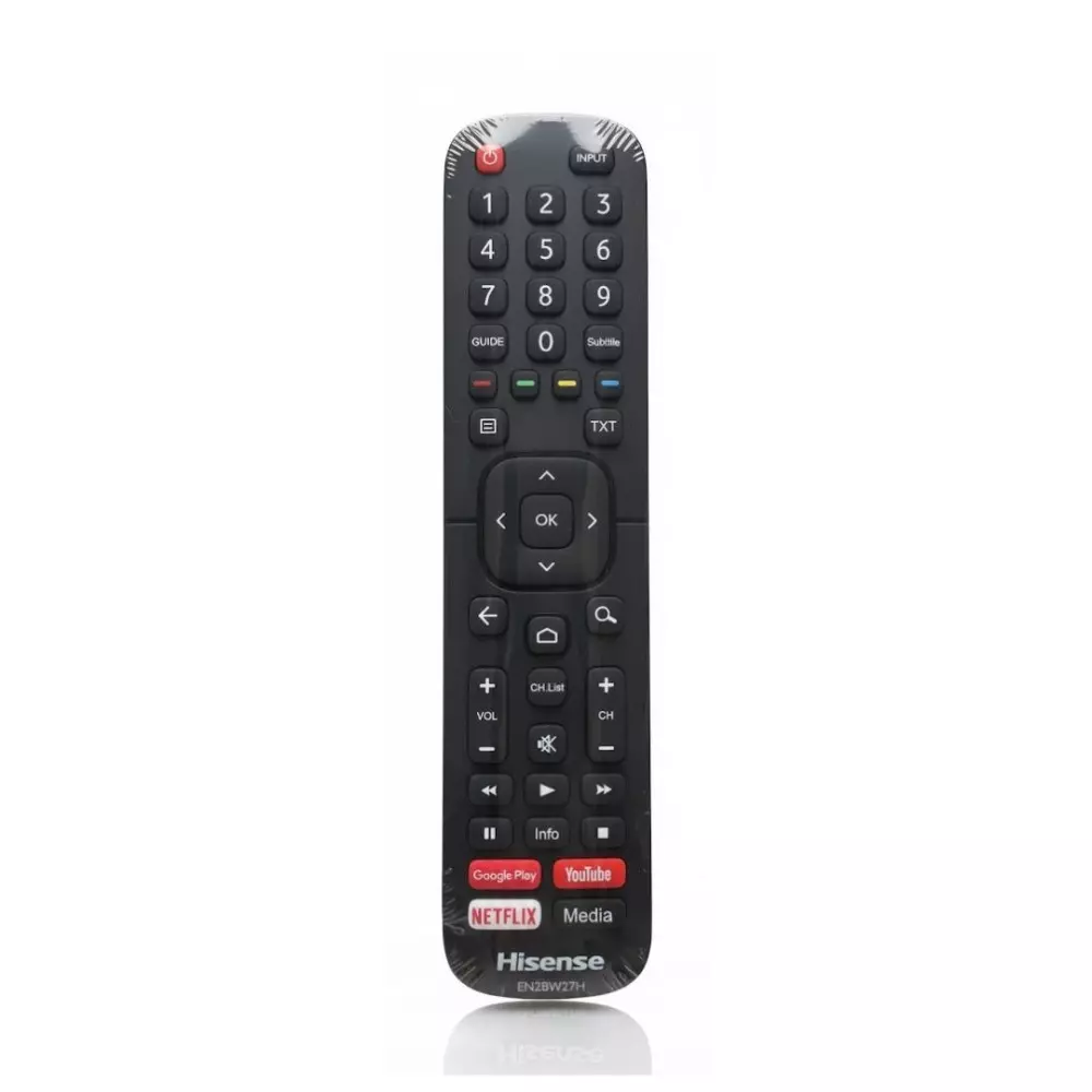 Télécommande Hisense EN2BW27H | Originale Smart TV 4K | Netflix, YouTube